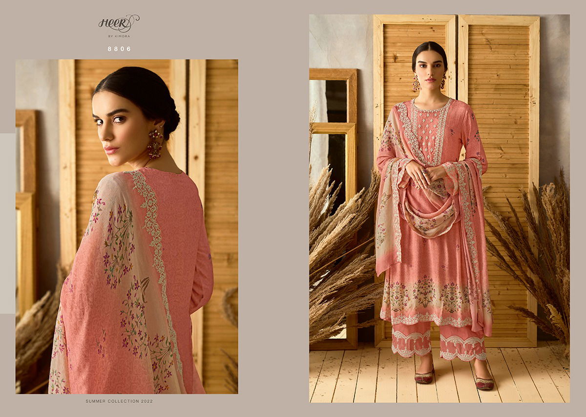 Husna Heer Heavy Designer Fancy Festive Wear Latest Salwar Suit Collection